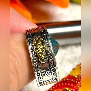 🖤💍Mens silver plated dragon ring new never worn/adjustable